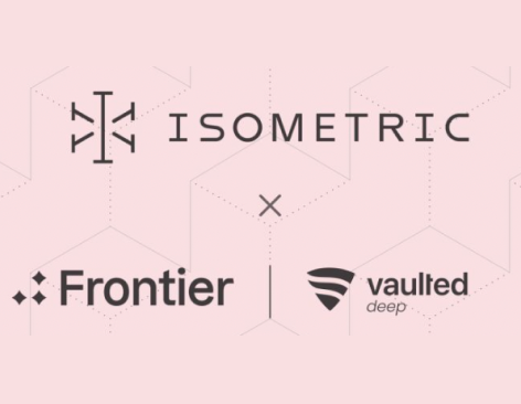 Isometric, Frontier, and Vaulted Deep Logos in Lockup